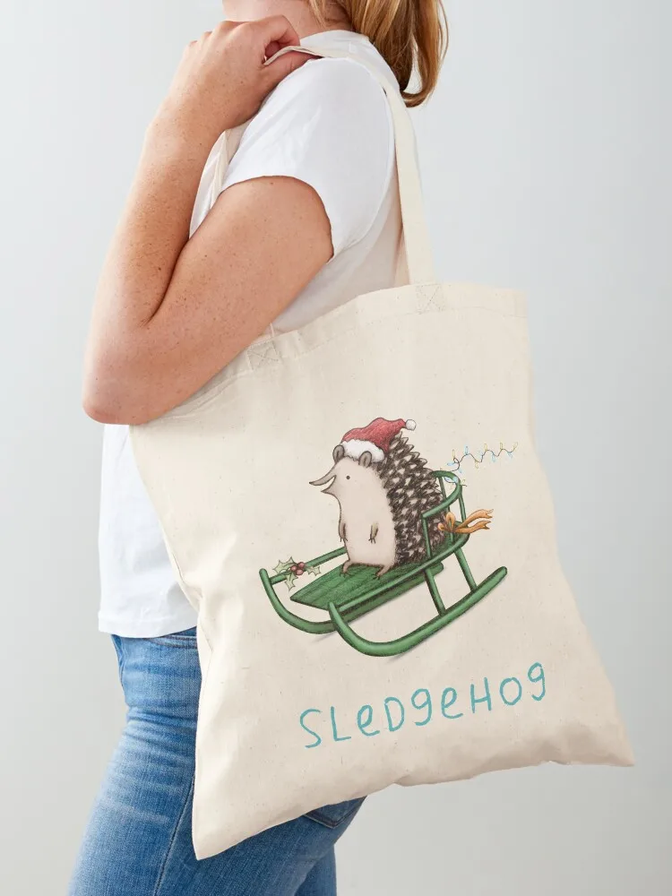 Sledgehog Tote Bag tote bags aesthetic Customizable tote bag Candy bags Canvas bag for women