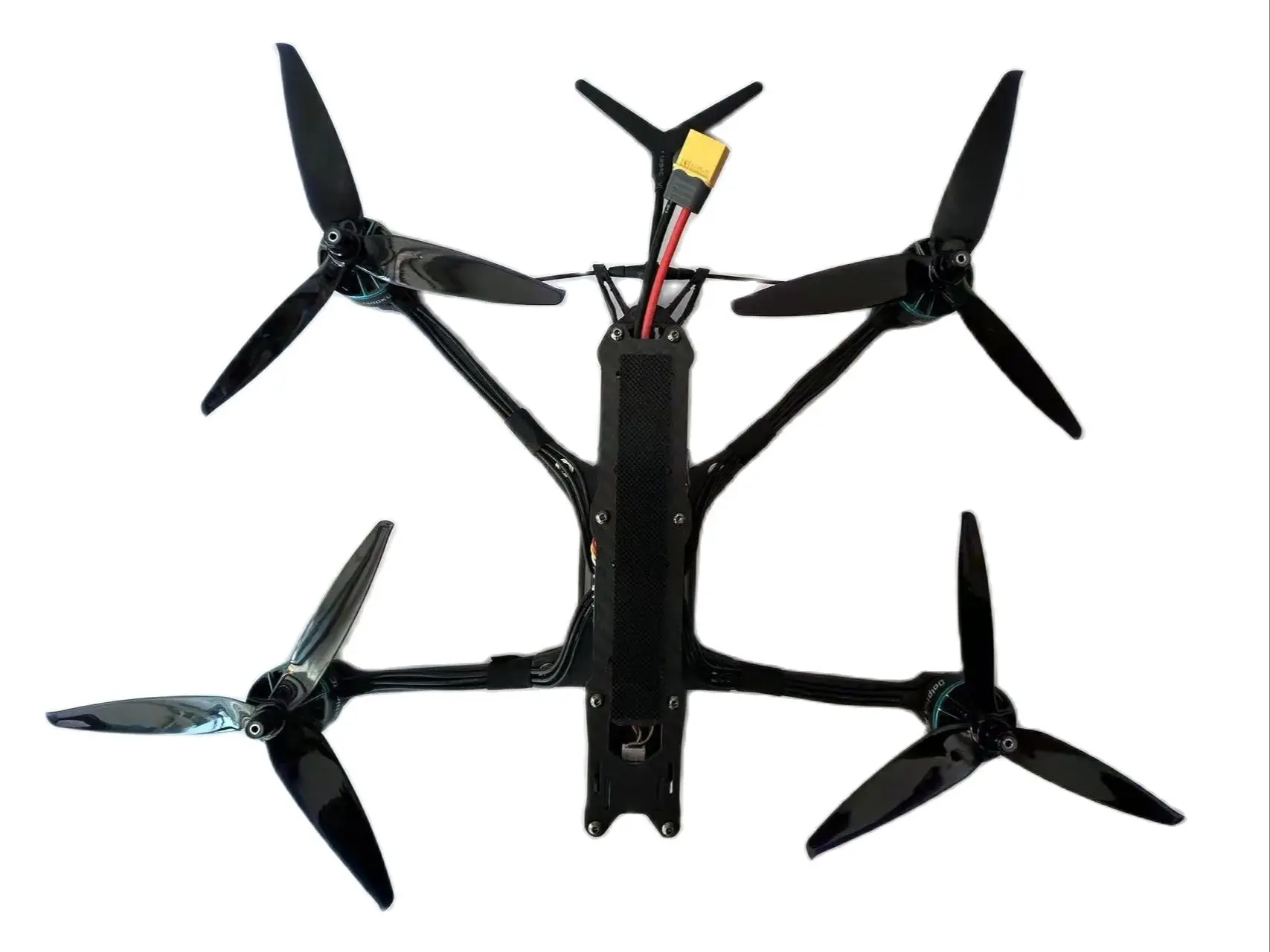 طائرة سباق بدون طيار FPV فائقة القوة ، مركبة رباعية الحمولة ، محرك F4 FC ، حرة المدى الطويل ، 7"