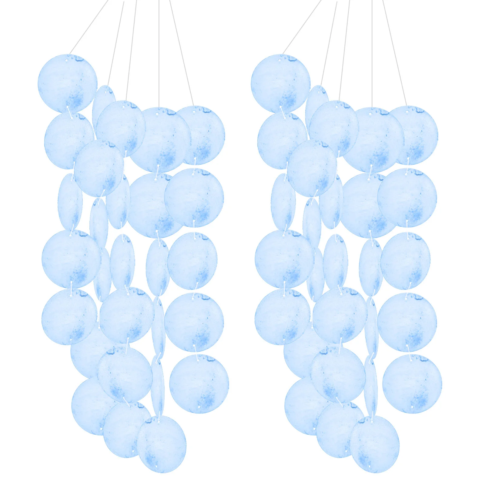 

100 Pcs Decorative Shell Pieces Dream Catcher Wind-bell DIY Charms Material Pendant Bracelet CD Craft Accessories Nurse