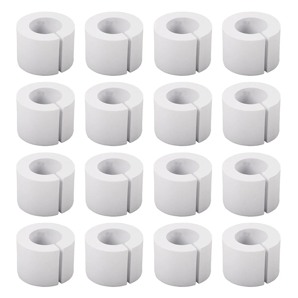 16 EVA Foam Curtain Spacers for Maintaining Consistent Gap Between Panels Compatible with Common Rod Sizes Up to 40mm Diameter