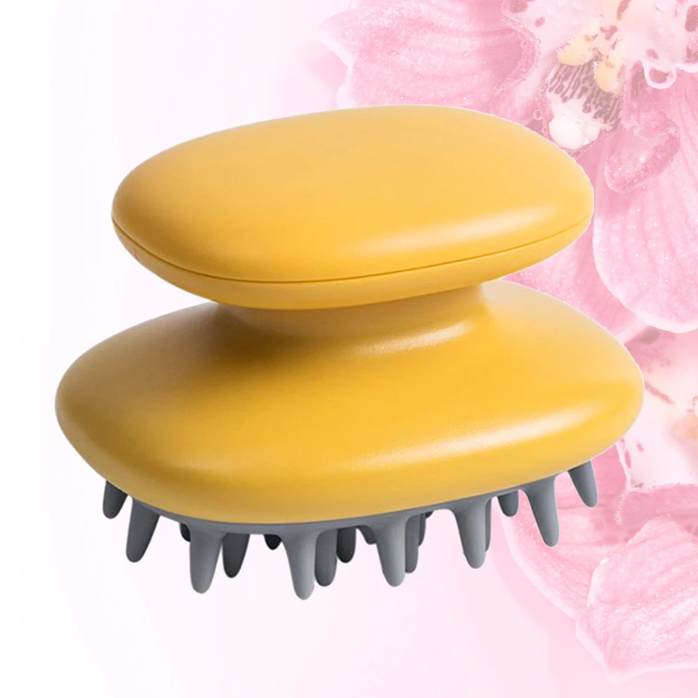 

Silicone Shampoo Massage Comb Hairdressing Shampoo Massage Comb Handheld Cleaning Hair Shampoo Comb Portable Shampoo Massage Com