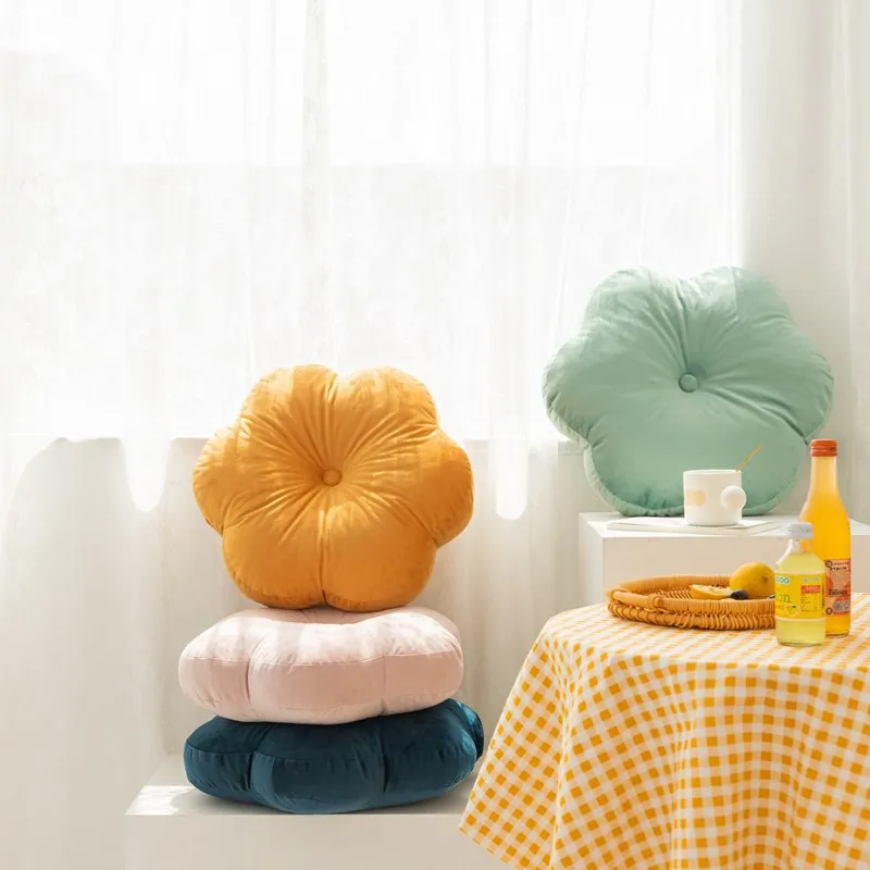Best Seller Ins Style Flower Sofa Cushion Premium Fresh Tatami Mat Window Seat Pillow for Home Decor