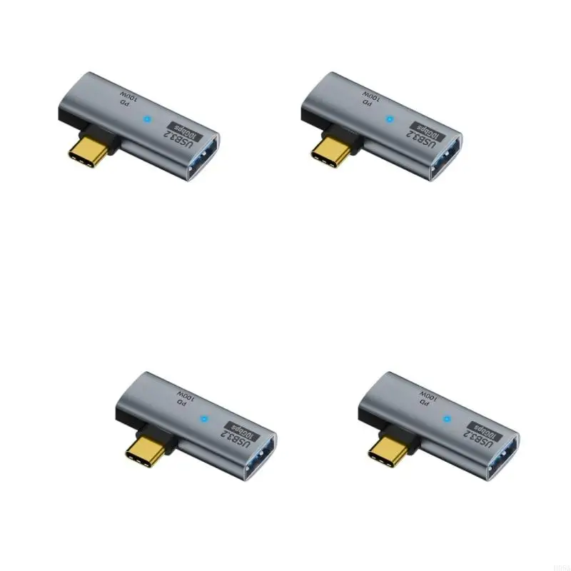 Hub USBC con 100W entrega potencia TYPEC a USB Adaptador transferencia datos velocidad PD100W Cargo rápido