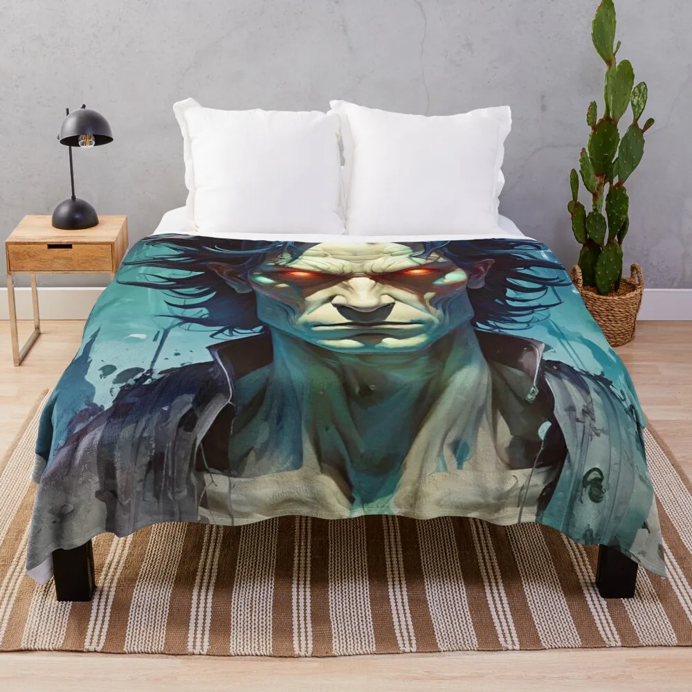 

Warlock - Sci Fi Art concept Throw Blanket Bed linens Flannel Blankets