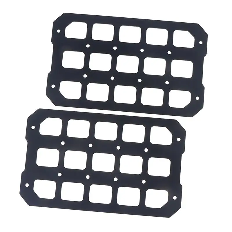 @*Aluminum Alloy Waterproof Molle Panel for Motorcycle Trunk, Universal Tactical Side Box Modular Storage Organizer view 5