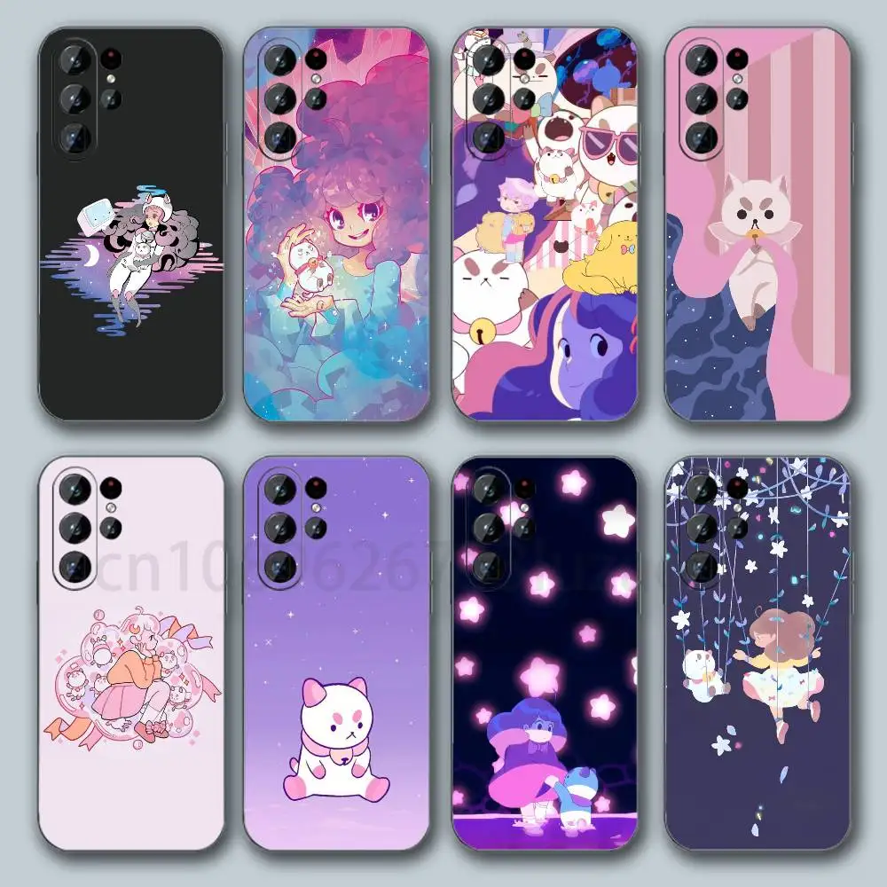 Coque de téléphone Bee and PuppyCat pour Samsung Galaxy S26 Ultra Samsung Galaxy S26 Plus S 26, coque en silicone liquide Samsung