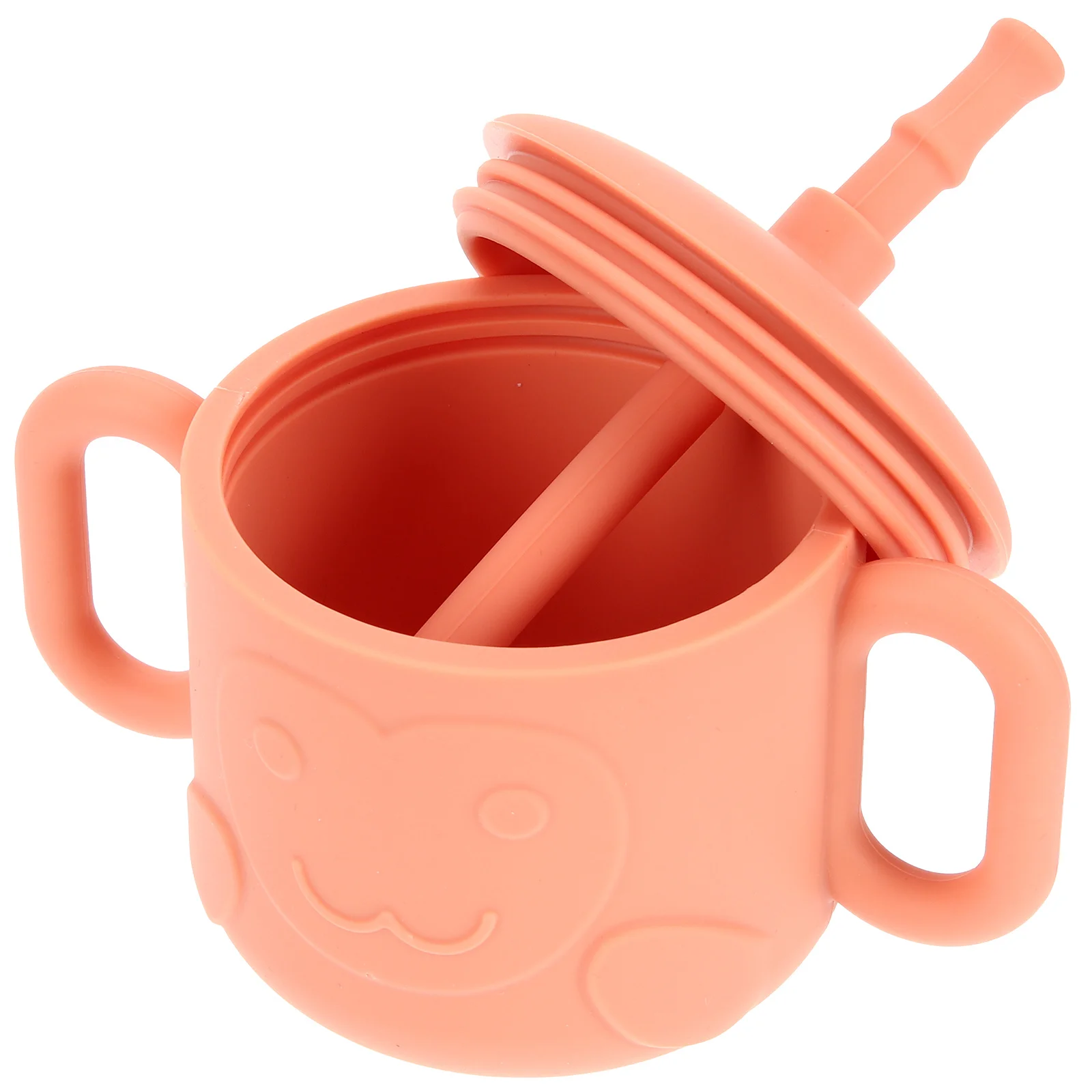 

Silicone Sippy Cup No Spill Baby Training Cup Unbreakable Handles Easy Grip Stain Resistant Milk Water Juice Finger