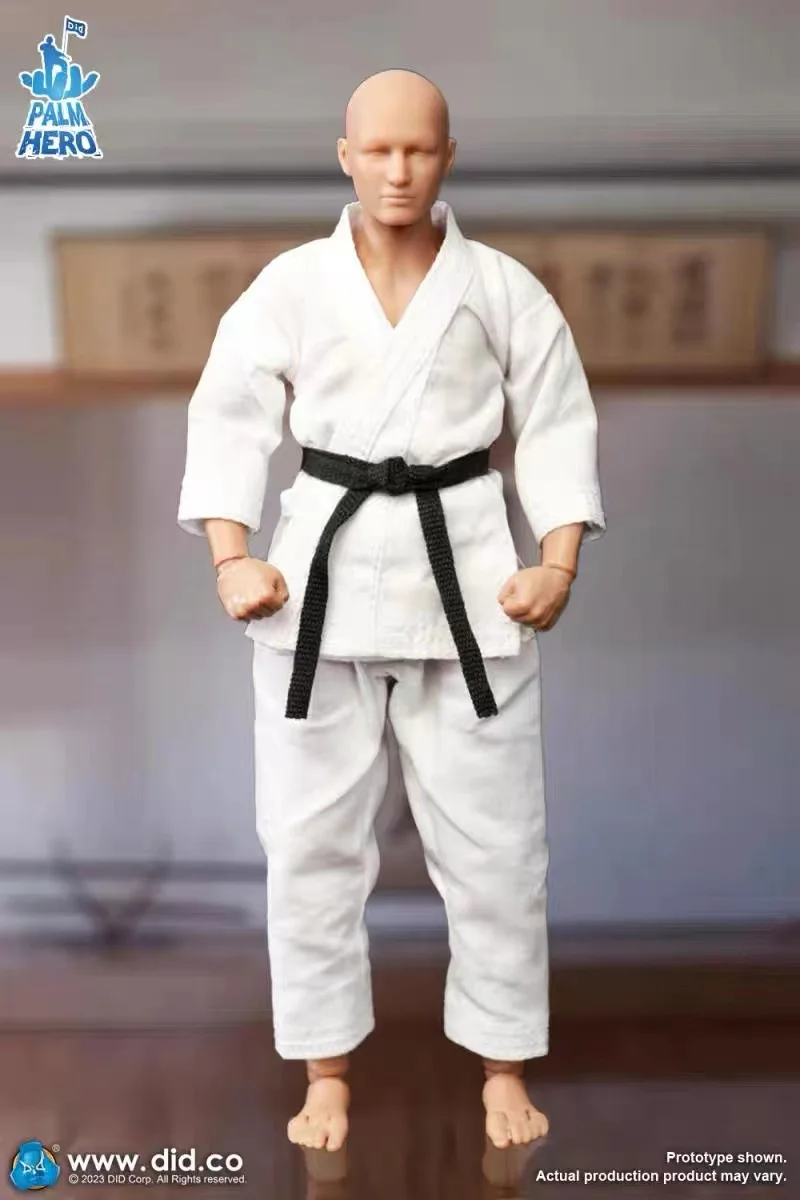 In Stock Original DID SF80001 1/12 Male Soldier Bald Image Karate Player 6'' Full Set Action Figure Toys For Fans Collection