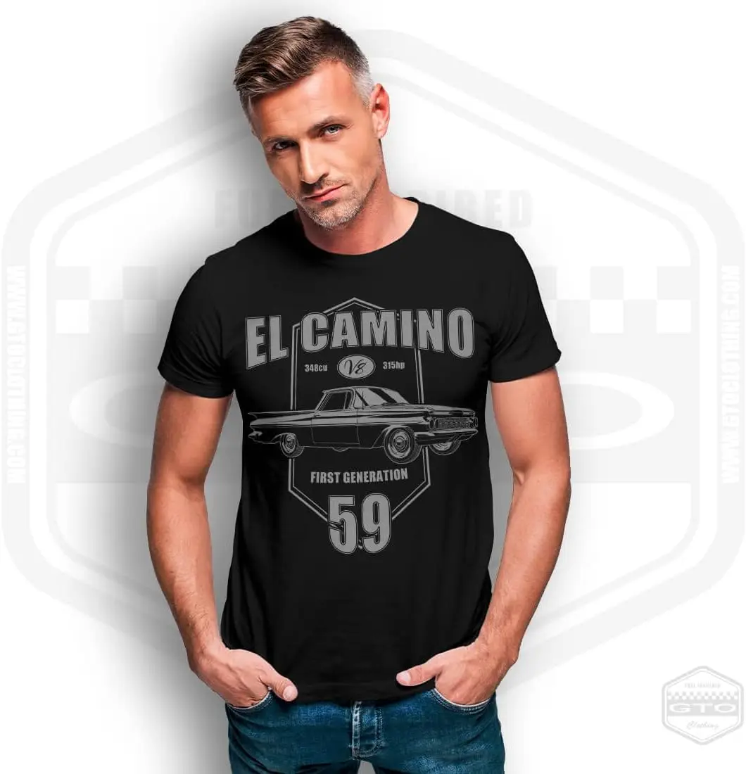 Men's 1959 El-Camino American Classic Car T-Shirt