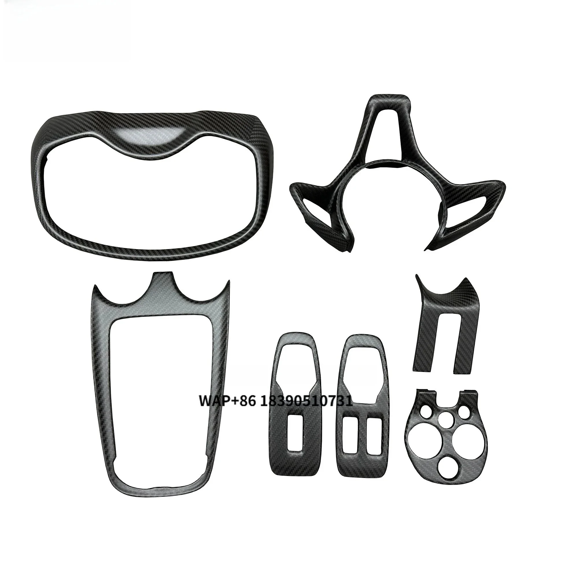 Dry Matte Carbon Fiber Replacement Interiors Kit for Mclaren 540C 570S 570GT 600LT 2015-2018 Carbon Interior Body Kits Car Parts