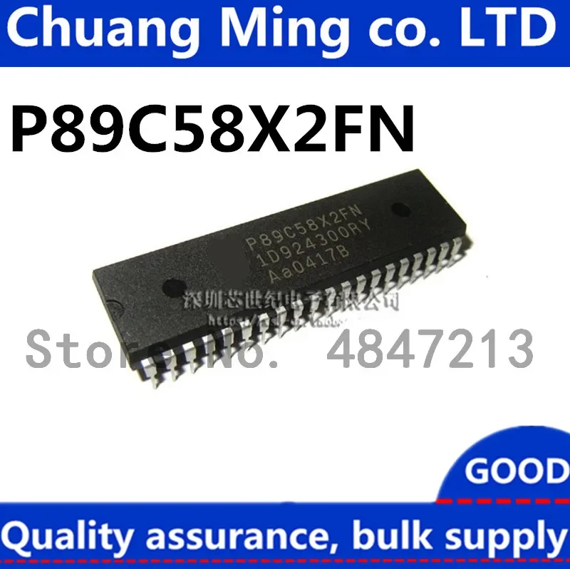 Free Shipping 10pcs/lots P89C58X2FN P89C58X2BN P89C58 DIP-40 IC In stock!