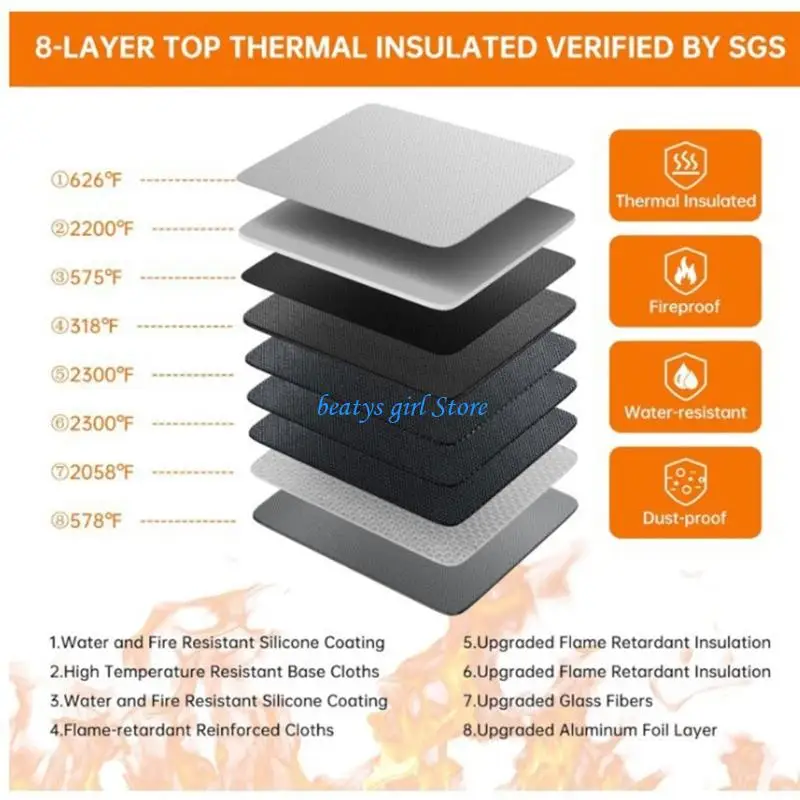 

C7AB Водонепроницаемые папки для файлов Огнестойкие держатели документов Идеально подходят для организации офисных файлов и
