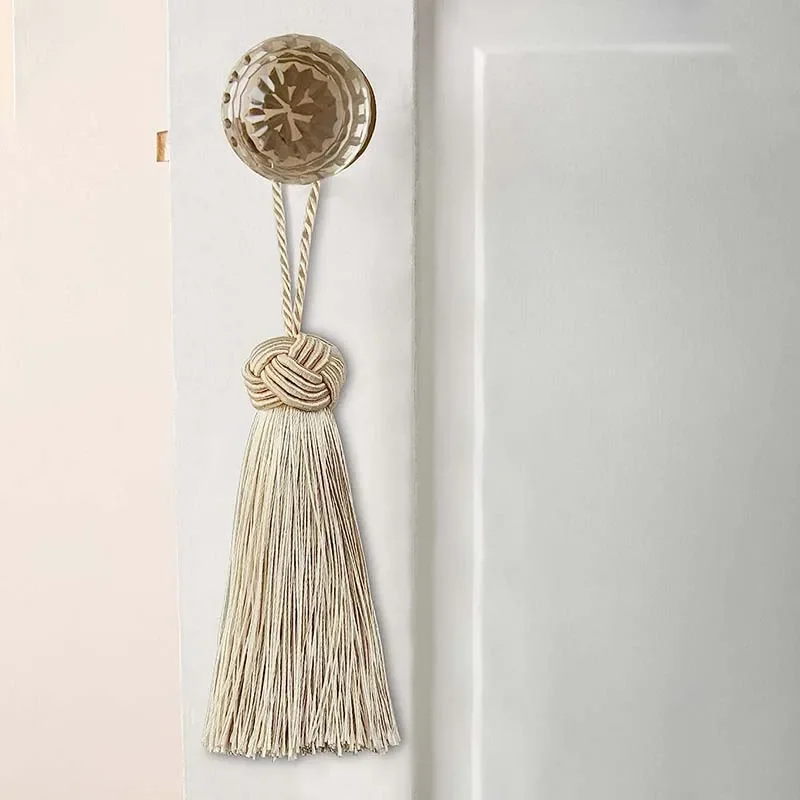 4PC/Bag Tassel Hanging Rope Tassel for Sewing Clothing Curtain Fringe Home Decoration Craft Room Accessories Hanging Ball DIY
