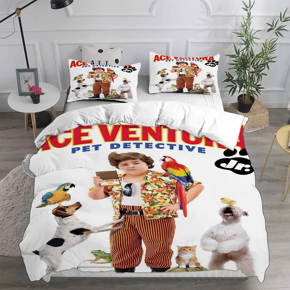 

Ace Ventura Pet Detective Bedding Sets Eu Single Comforter Quilt Bed Cover Duvet Cover Pillow Case 2-3 Pieces Sets Kids Adults
