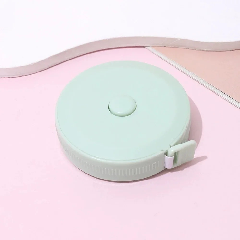 1/5/10/20PCS 1.5m Small Tape Measure Portable Student Soft Leather Three Measurement Clothes Automatic Recycling