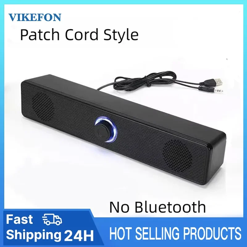 2024 Computer Desktop High-quality 4D Surround Speaker Bluetooth Wired Dual-purpose High-volume Microphone Two-in-one Speaker