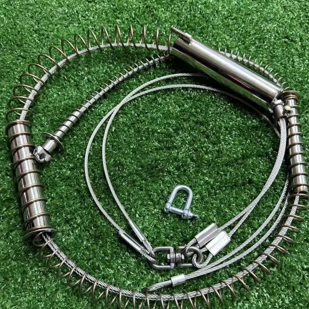 High Tension  Wire Rope Stronger Spring With Nuts Replacement Kit For Wild Boar Trap