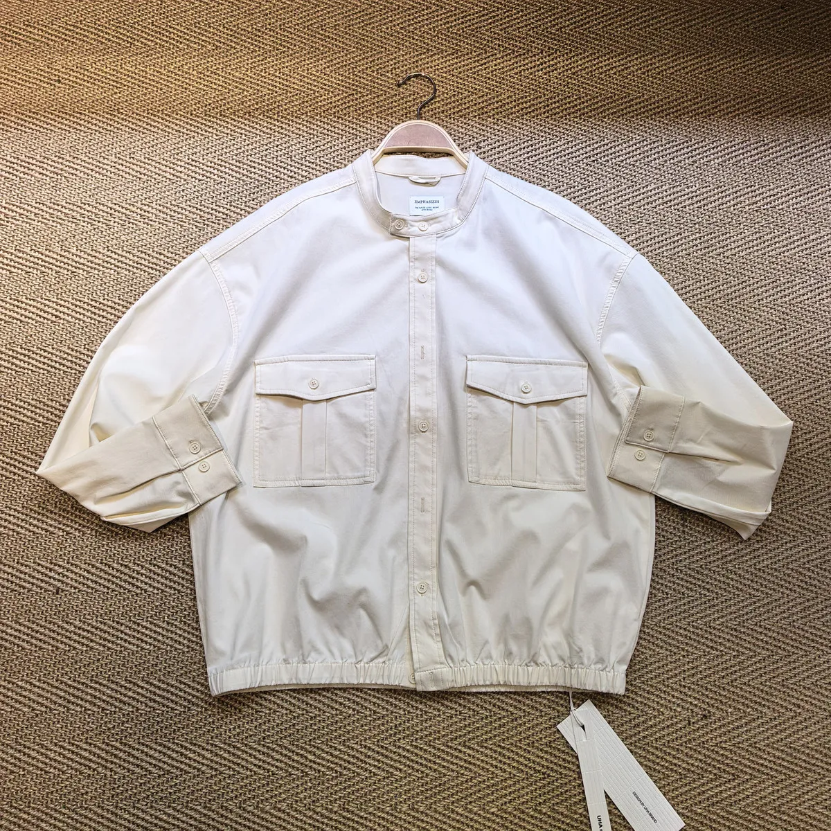 2026 New Super Texture Temperament Atmosphere Sense and Loose Coat Workwear Jacket Thin Retro