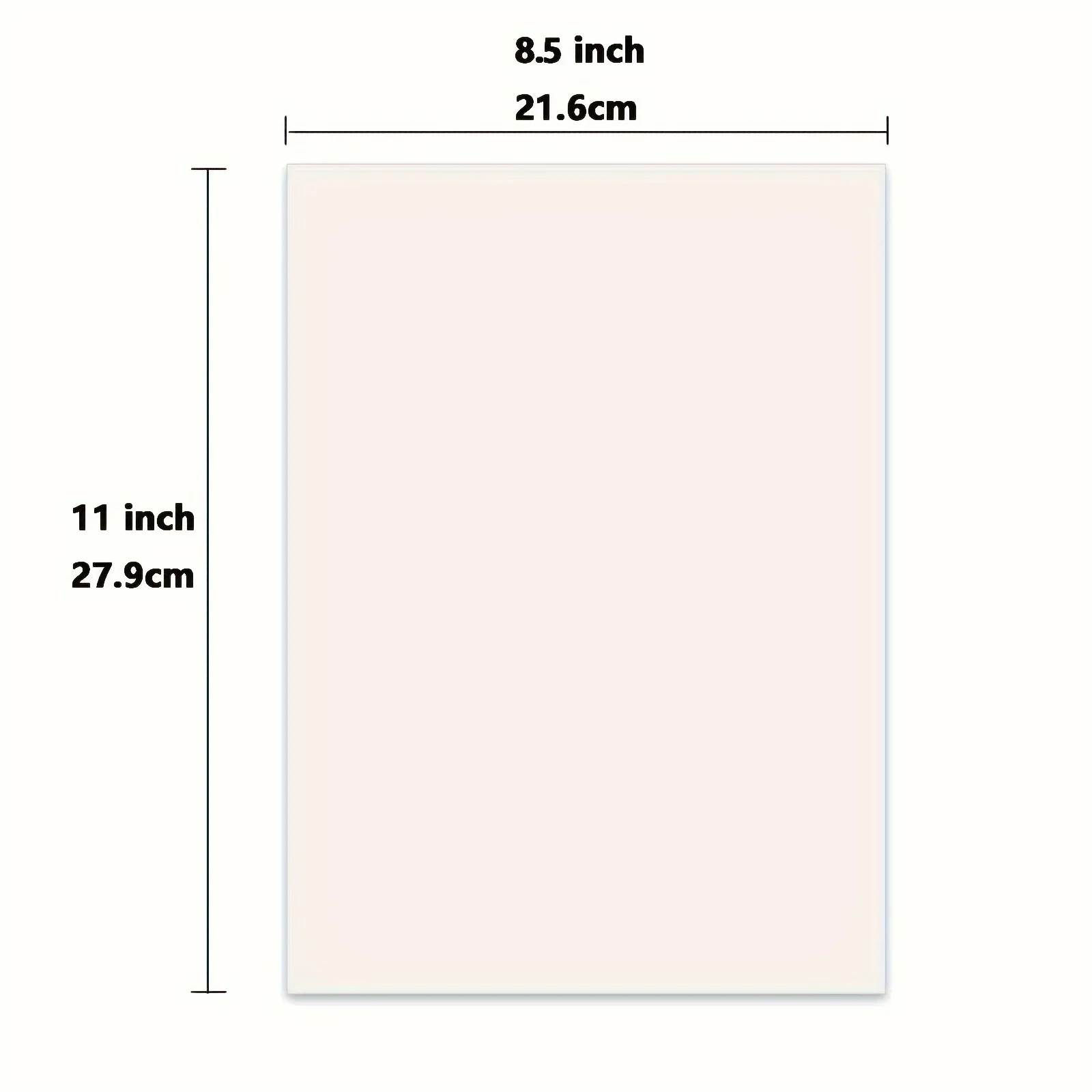 ESHANG 20 Sheets 8.5x 11 Inches Printable Vinyl Sticker Paper Matte White for Inkjet Printer Self-Adhesive Sheets Waterproof