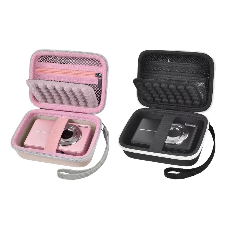 U2JE Digital Camera Carry Case with Rigid Shell for Home and Travel