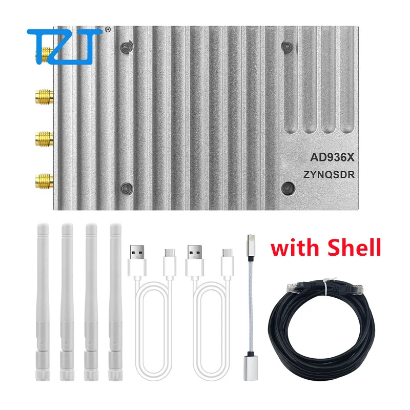TZT HamGeek ADI Pluto+ 70Mhz-6Ghz SDR Software Defined Radio AD936x (with/without Shell) for Libiio iioscope SDRsharp Matlab image 3