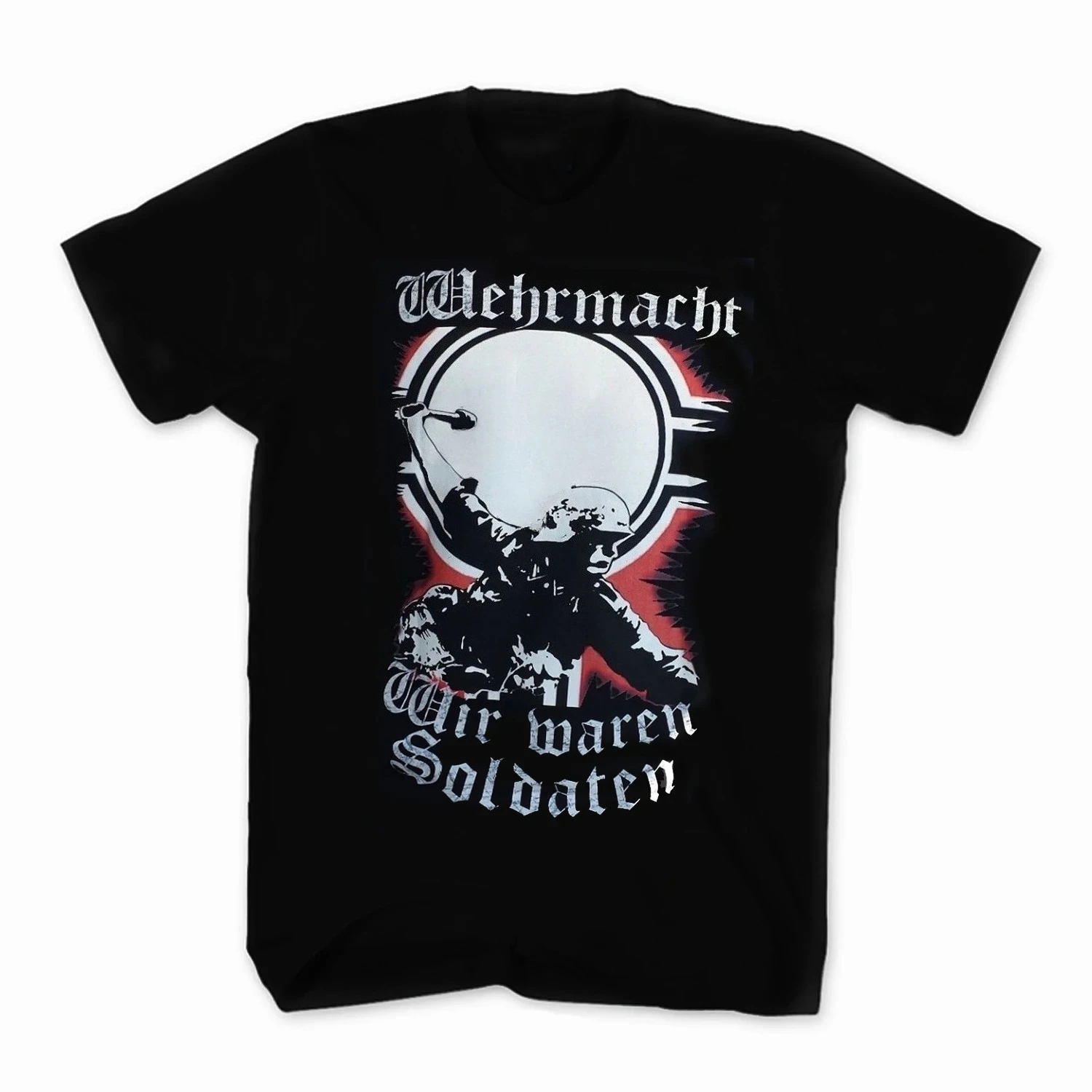 We Were Soldiers- Wehrmacht T-Shirt 100% Cotton O-Neck Summer Short Sleeve Casual Mens T-shirt Size S-3XL