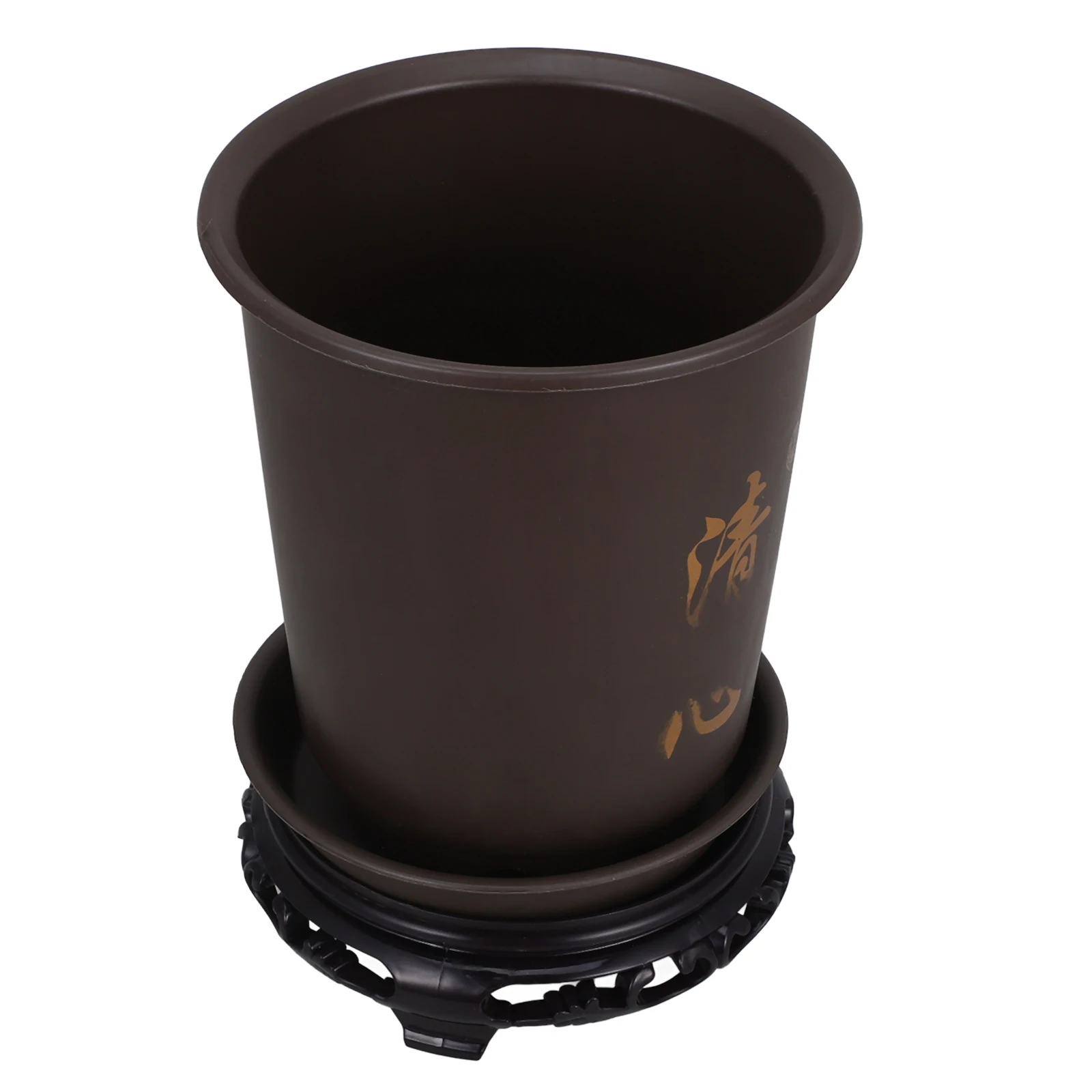 

ABS Orchid Pot Base Set Small Size Plant Pots for Balcony Office Lightweight Durable Plastic Planter Flowerpot