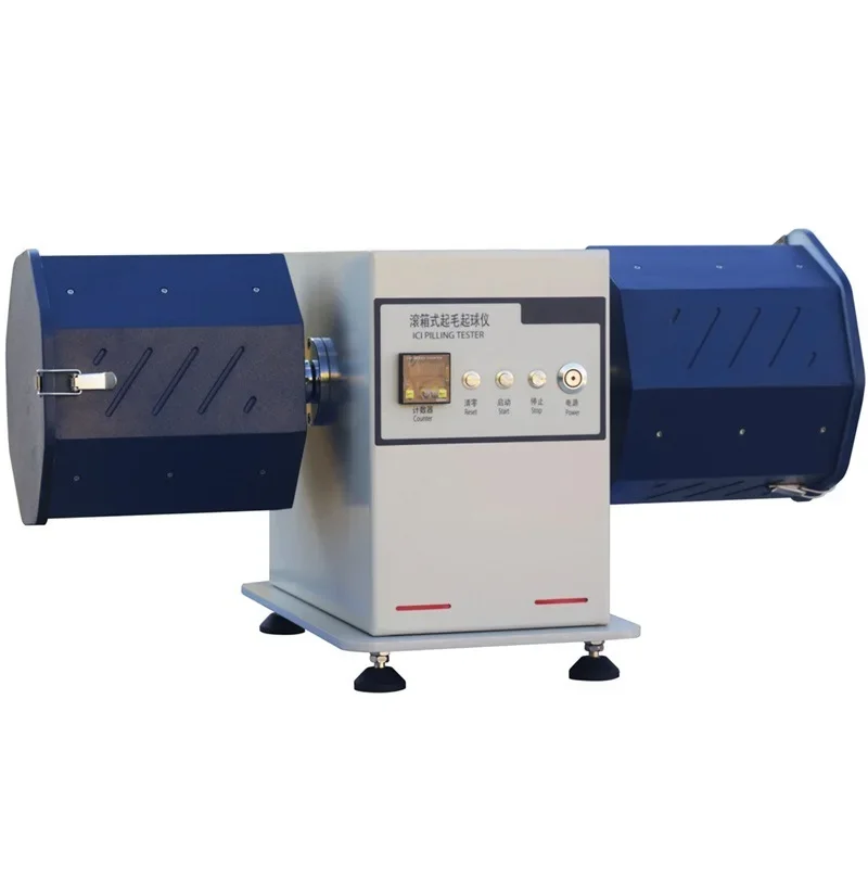 Roller box method fabric stringing tester Testing of textile fabric fiber loop stringing properties