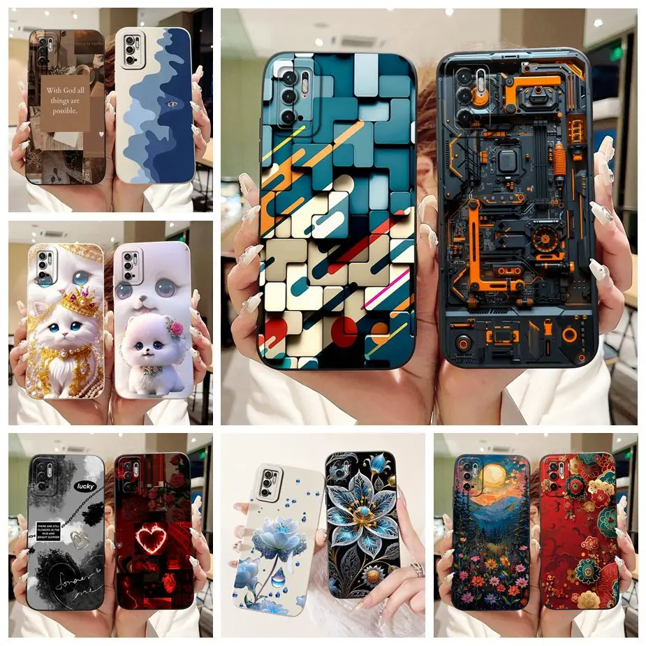 

Чехол для Xiaomi Redmi Note 10 5G, крутой модный чехол с машинной росписью, мягкий чехол из ТПУ для телефона Xiaomi Redmi Note 10T Note 10 T Shell