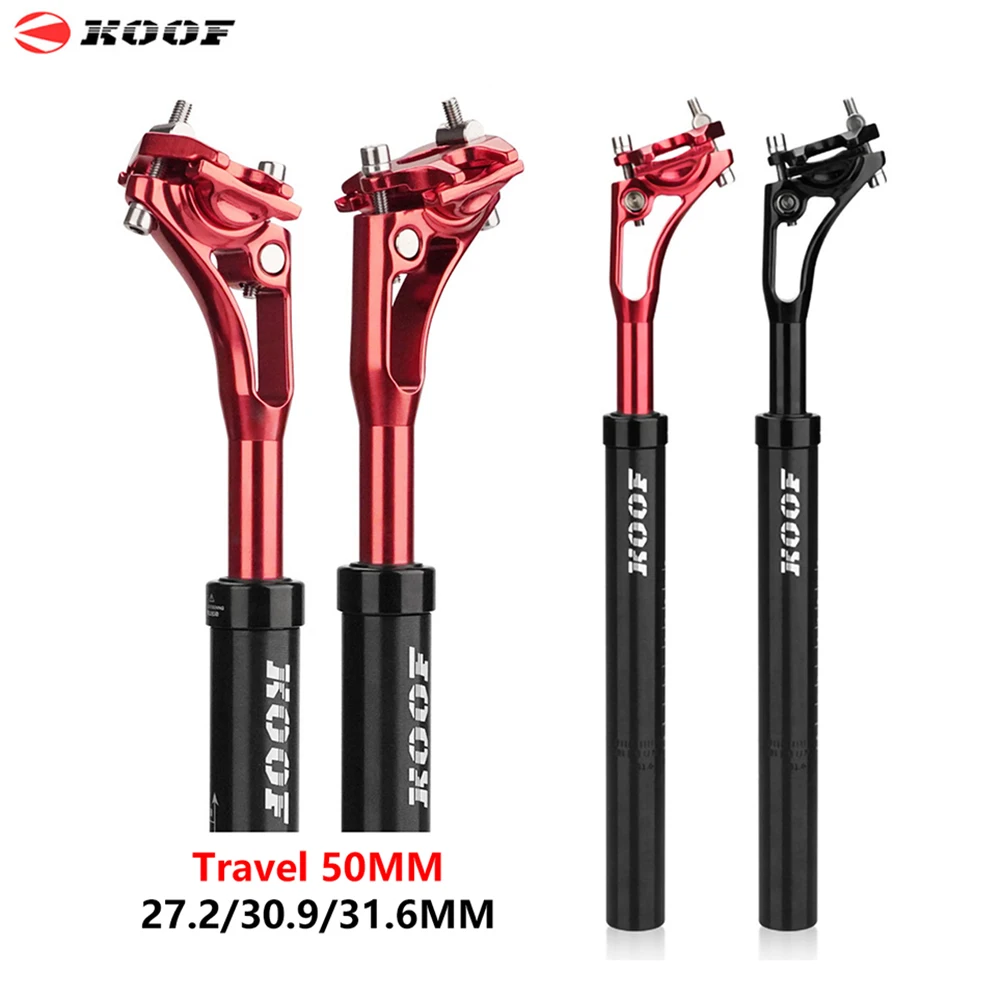 

MTB Bicycle Suspension Seatpost Mountain Bike Accessories Telescopic Seat Post 27.2-30.9-31.6*400mm