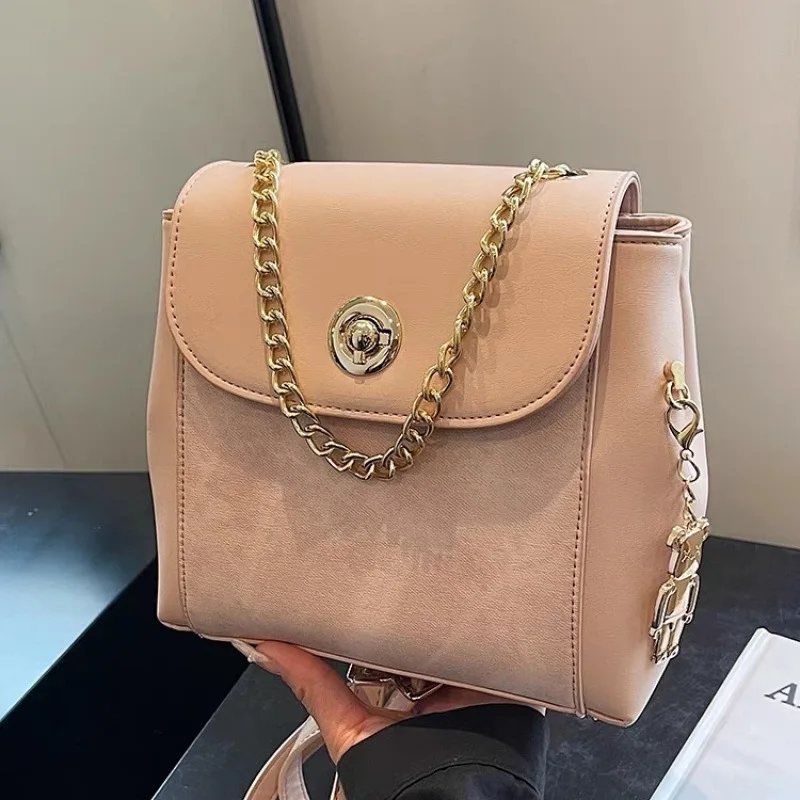 

​​2025 Summer Stylish Backpack for Women Minimalist Casual Daypack Trendy Niche School Bag Fashionable Student Rucksack​