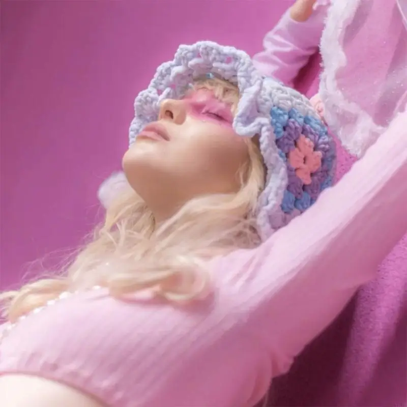 

Y5jd y2k-party Hape Hat милая бабушковая вязаная шляпа для детей-подростков