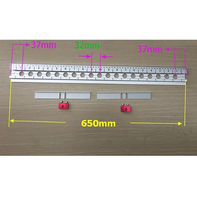 Dowelling تهزهز قابل للتعديل الألومنيوم جيب ثقب الرقصة للأثاث ربط 3 في 1 النجارة الحفر محدد اللكم مثقاب الخشب