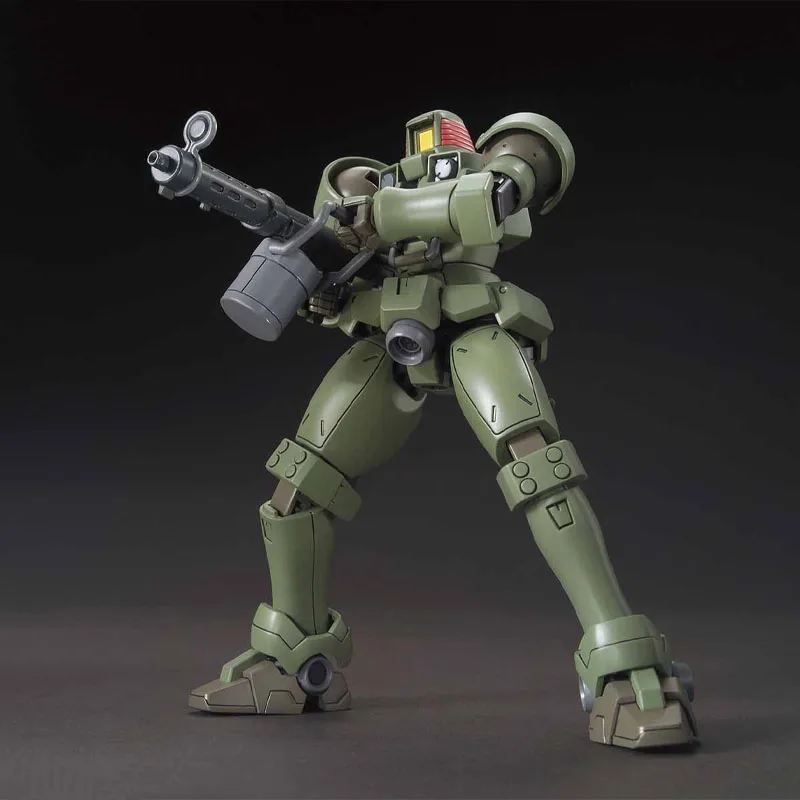 Bandai Genuine HG Leo OZ-06MS 1/144 Anime Action Figure Assembly Model Toys Collectible Model Ornaments Gifts For Children