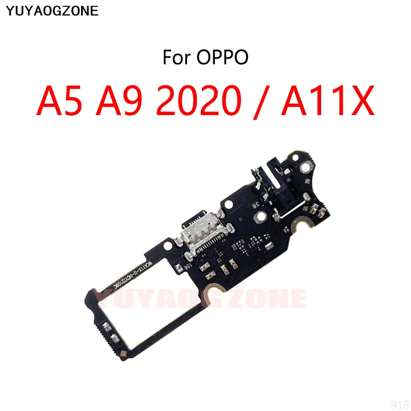 USB Charge Dock Port Socket Plug Connector Flex Cable For OPPO A11X / A5 A9 2020 Charging Board Module