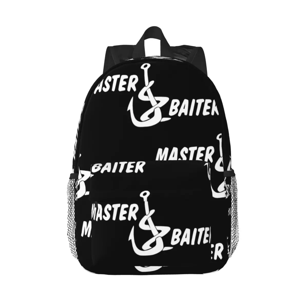 

Master Baiter Backpack Middle High College School Student Bookbag