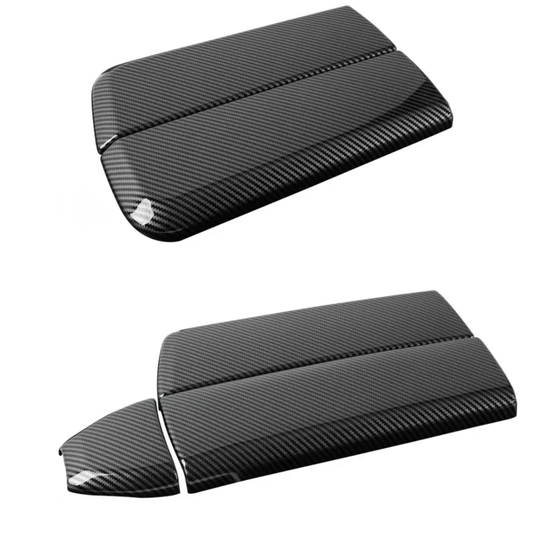 

For Mercedes Benz ML GL GLE GLS C292 X166 W166 Carbon Fiber ABS Car Center Control Armrest Box Panel Cover Shell Trim Lid Parts
