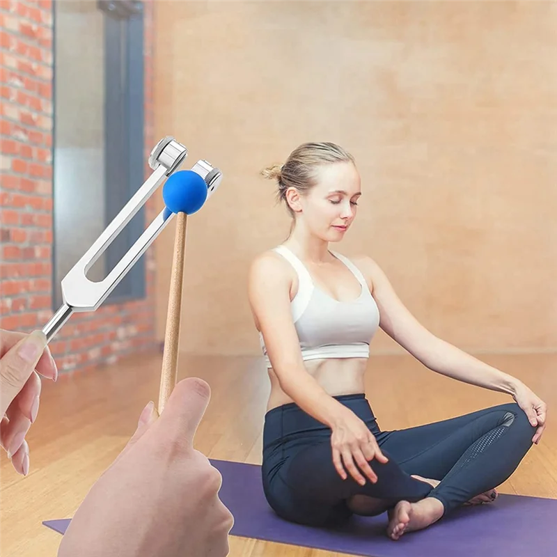 

Aluminum Alloy Chakra Tuning Forks Set With Hammers For Healing, Sound Therapy, Meditation, Yoga-AA98