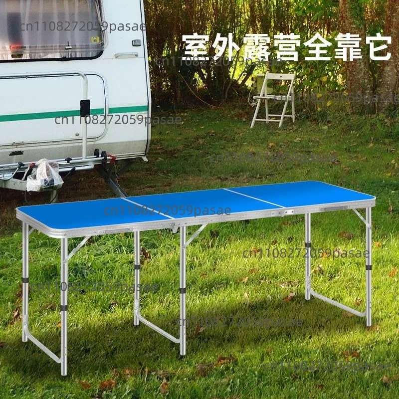 table-de-pique-nique-pliable-en-alliage-d'aluminium-impermeable-ultra-legere-durable-table-pliante-d'exterieur-avec-4-tabourets-pour-le-camping