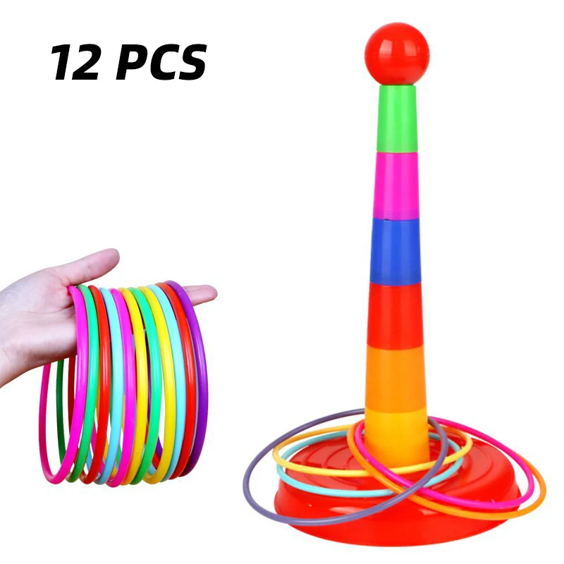 Interactive Throwing Hoop Brinquedo, Jogo Círculo, Divertimento, Indoor e Outdoor