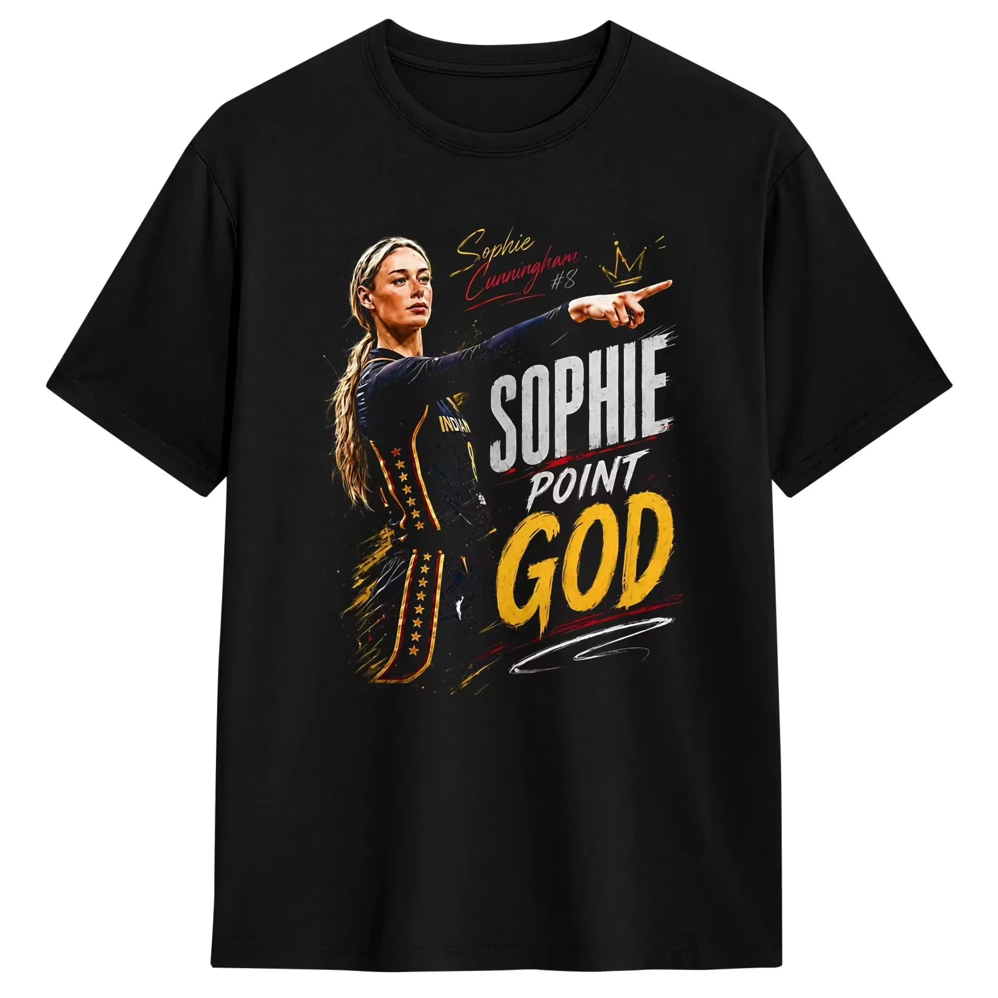 2026 Sophie Cunningham Point Good Meme Printed Unisex Shirt Cotton Men's Women's Popular Fashion Tshirt Streetwear Fan Gift
