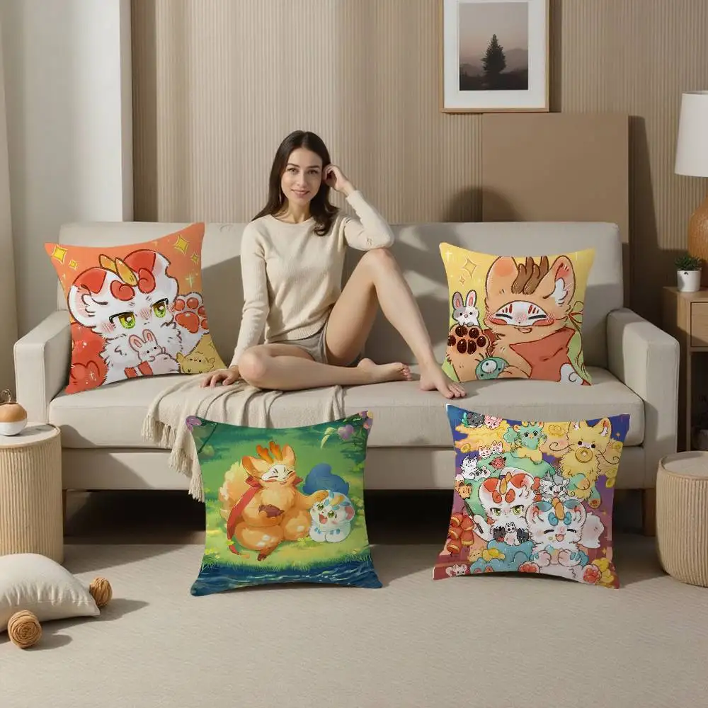 Fabulous Beasts Cushion Cover Polyester Sofa Cushions Decorative Throw Pillows Home Decoration Pillowcover