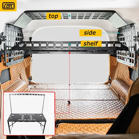 Fit for Haval H5 2023 2024 2025 Modular Storage Panel System Trunk Shelf Molle Luggage Storage Carrier Rear Trunk Organizer Kit