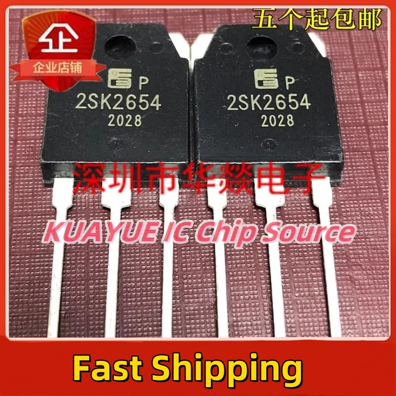 10PCS-30PCS  2SK2654   TO-3P  900V  8A   Fast Shipping Quality Guarantee