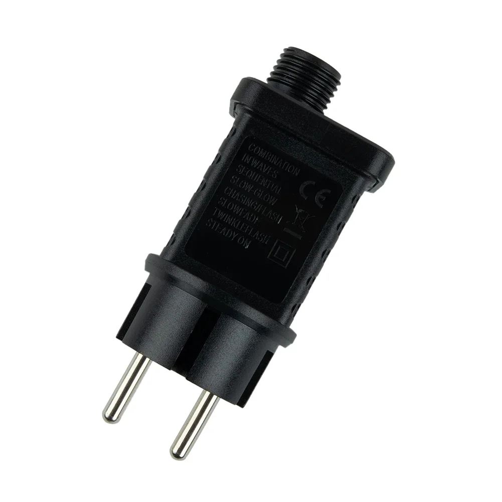 31V LED Adapter for Low Voltage Devices Transformer String Lights Power Supply 8 Different Settings Waterproof IP44