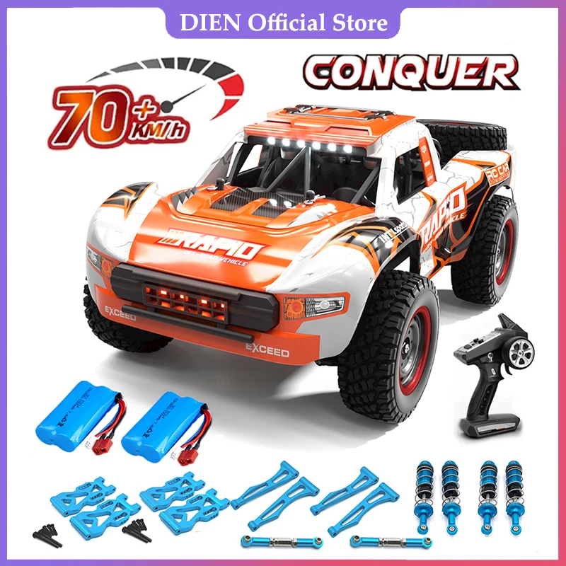 

Q130 1:12 70KM/H 4WD RC Car with Light Brushless Motor Remote Control Cars High Speed Drift Monster Truck Toys for Adults Kids