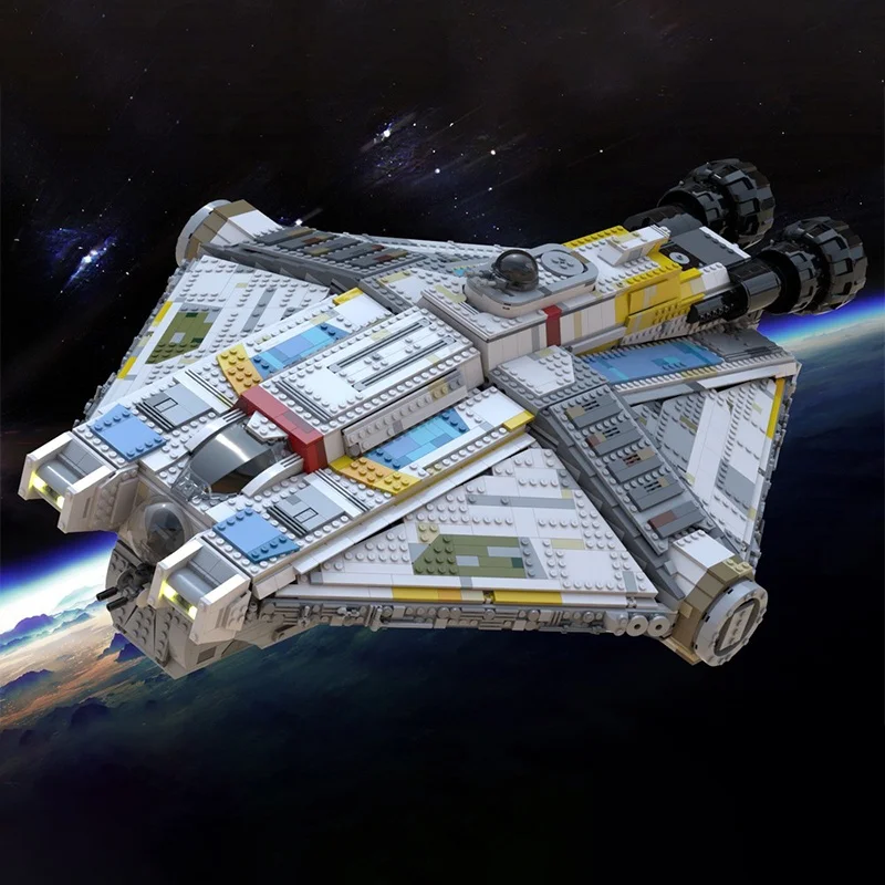 3934 elementy MOC Rebelianci Duszy Model Gwiezdnej Bitwy z Wewnętrznymi Przestrzeniami Klocki Konstrukcyjne Prezent Świąteczny DIY Kreatywna Zabawka Edukacyjna Klocki Urodzinowe