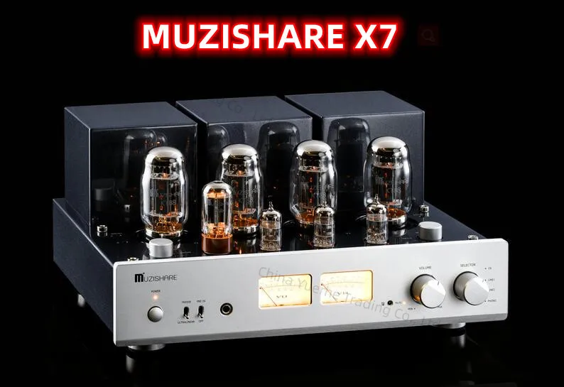 

Новый двухтактный ламповый усилитель MUZISHARE X7 KT88, сбалансированный ламповый усилитель GZ34, лучшие продажи с фонокорректом и пультом дистанционного управления