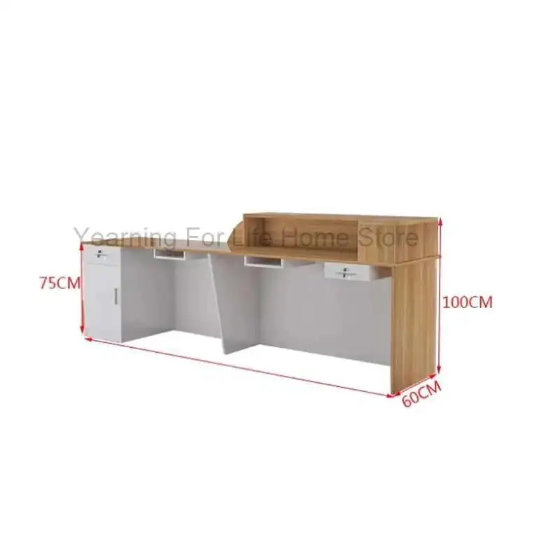 

Luxury Reception Desks Kitchen Modern Counter Display Reception Desks Beauty Salon Mostrador Negocio Commercial Furniture