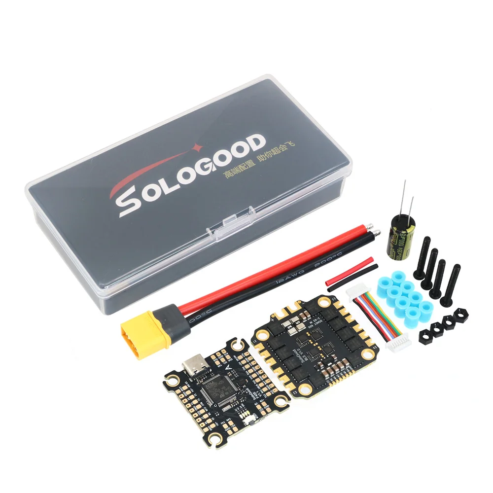 SoloGood F405 60A 2-6S 30,5X30,5mm Stapel (F405 Flight Controller+BLHELI_S 60A 4in1 ESC) – Detail 12